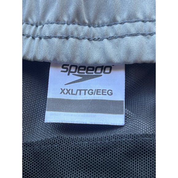 Speedo Mens 4-Way Comfort Stretch Swim Shorts UPF 50+ XXL Gray/Black NWT - Picture 5 of 9